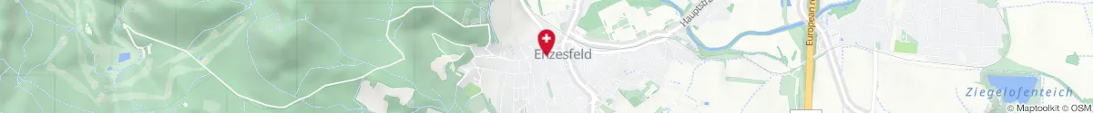 Kartendarstellung des Standorts für Paracelsus-Apotheke in 2551 Enzesfeld-Lindabrunn